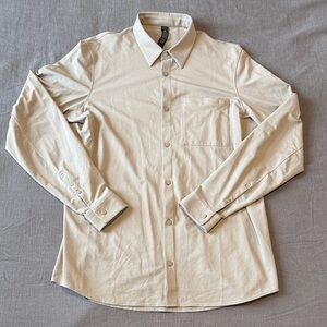 lululemon athletica Beige Button Down Shirt